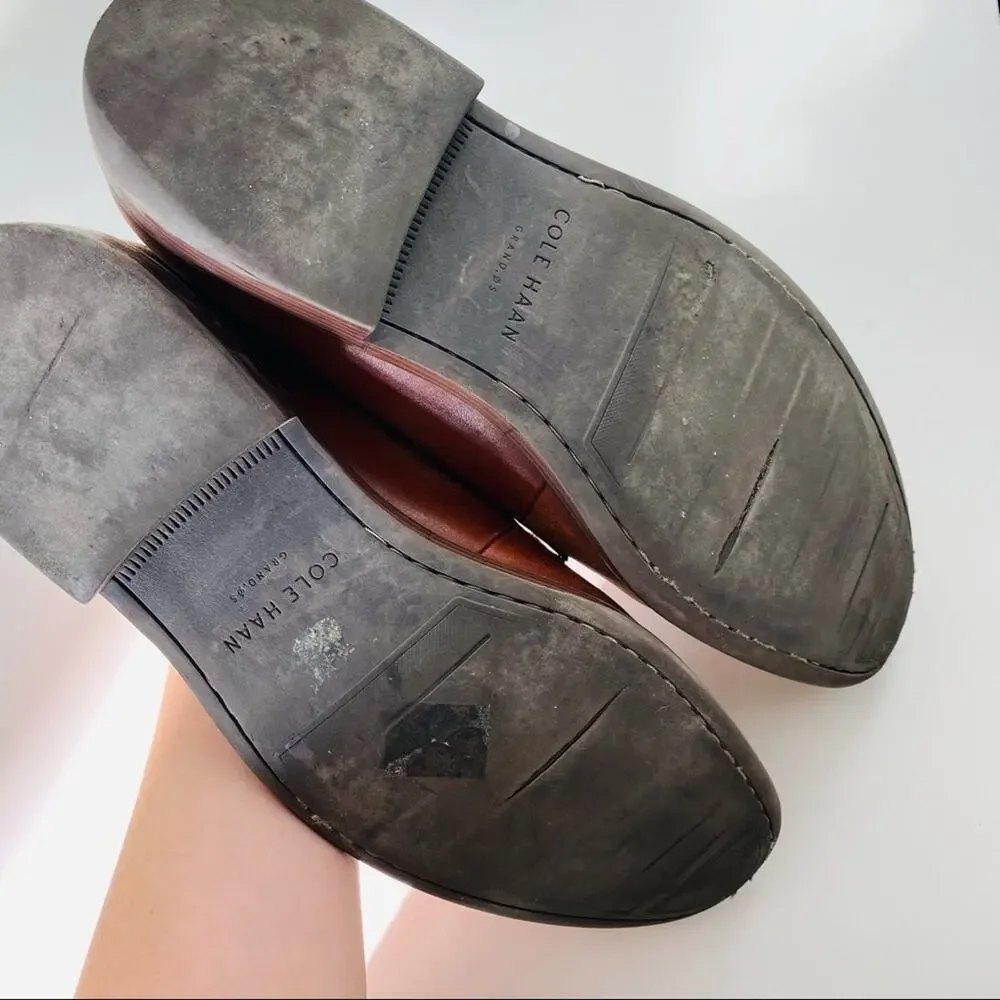 COLE HAAN Mens Brown Leather Lace Up Oxford Dress Casual Shoes 13 NORDSTROM